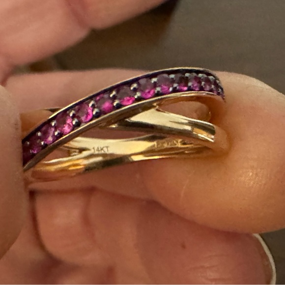 Levian ring - Ruby 14k rose gold - Picture 6 of 9